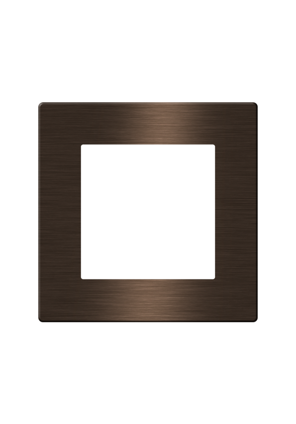 Click Brushed Aluminum Cover 1 Frame UK  Size, Gold