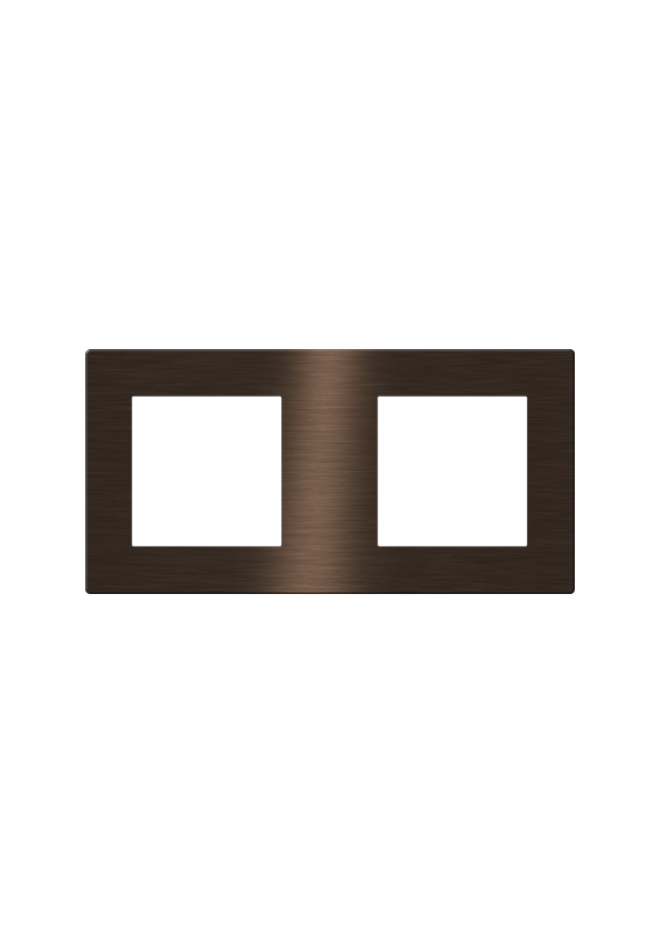 Click Brushed Aluminum Cover 2 Frame UK Size, Gold
