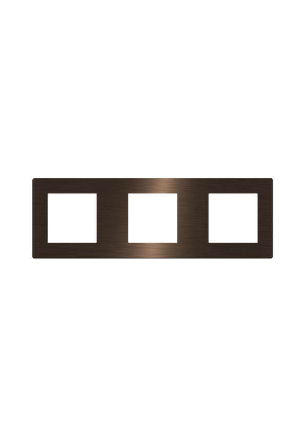 Click Brushed Aluminum Cover 3 Frame UK  Size, Gold