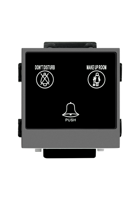 Click Hotel service panel  2 Dry inputs  for DND MUR 1 Dry output for bell Gray