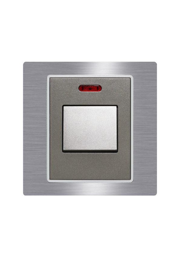 Click 45A switch for Heating Gray