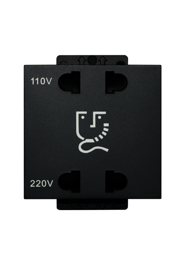 Click Shaver socket Black
