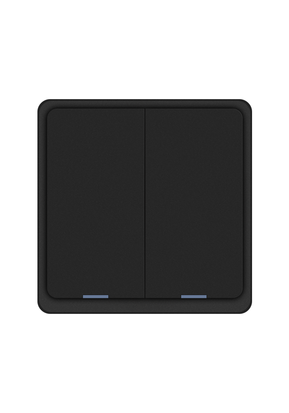 Dion 2 Gang switch with one relay  (with N neutral connection)  Act as Repeater  Zigbee Protocol  EU and UK Size