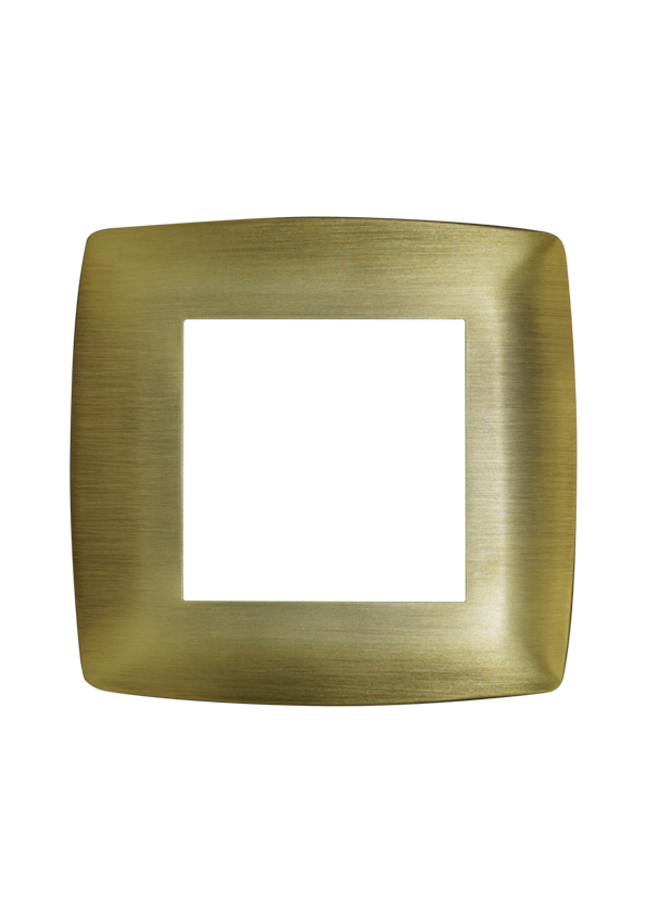 SOL Curve Pure Copper Gold  Cover 1 Gang  UK  Size
