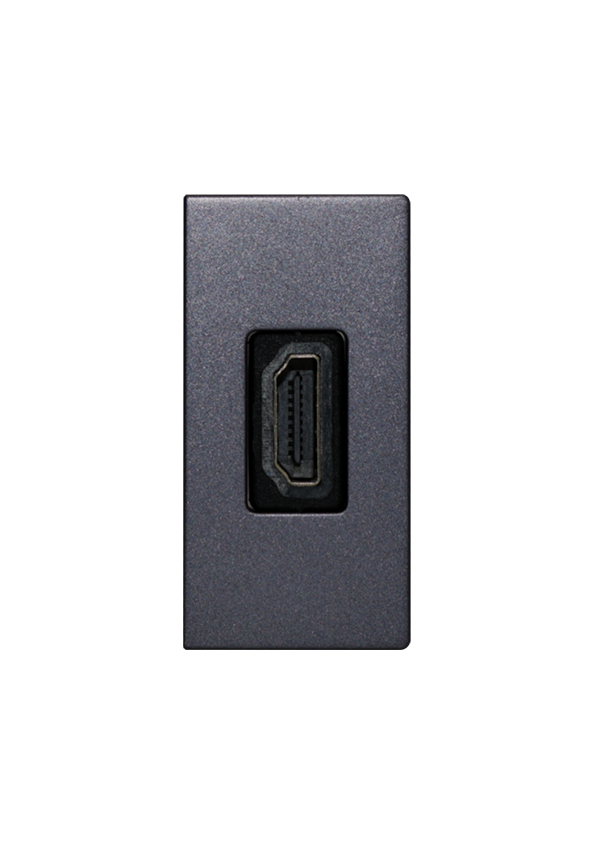 SOL 1/2 HDMI Outlet Gray  Color UK Size