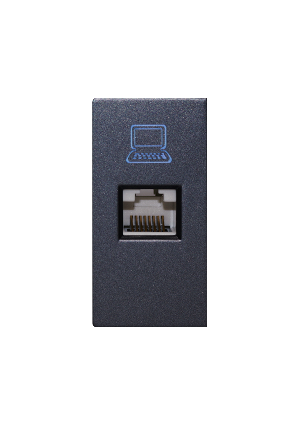 SOL Ethernet Socket  Gray  Color UK Size
