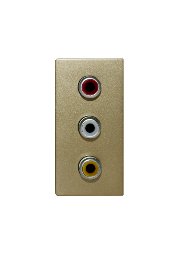 SOL AV RCA outlet Gold  Color UK Size