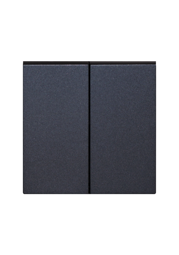SOL 2 Gang 2 Way Switch   Gray Color UK Size