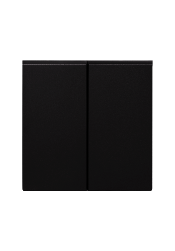 SOL 2 Gang 2 Way Switch   Black Color UK Size