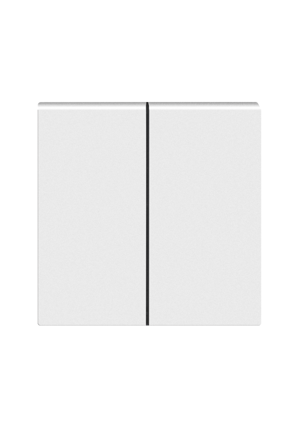 SOL 2 Gang 2 Way Switch   White Color UK Size