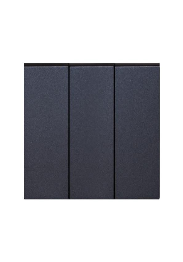 SOL 3 Gang 2 Way Switch   Gray Color UK Size