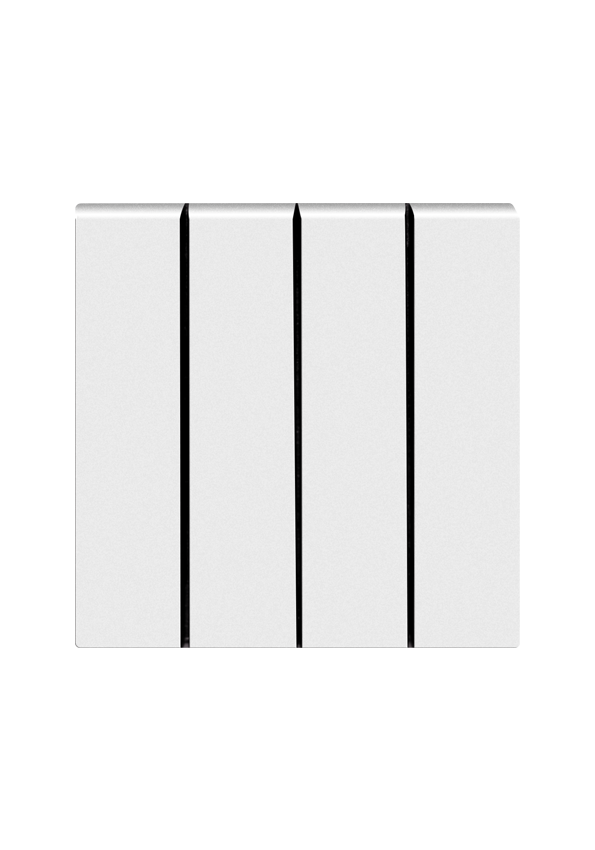 SOL 4 Gang 2 Way Switch   White Color UK Size