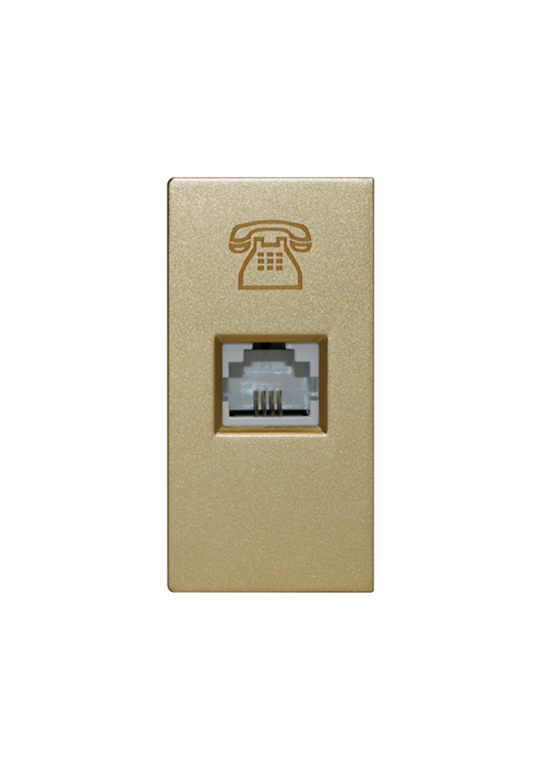 "1/2 TEL Outlet Gold  Color UK Size"