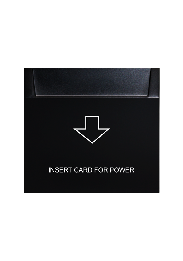 SOL 30A Insert card switch Black  Color UK Size