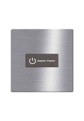 [TIS-CLK-1B-1F-GRY] Click Push Button TIS-BUS Series 1 gang in Single Frame Gray