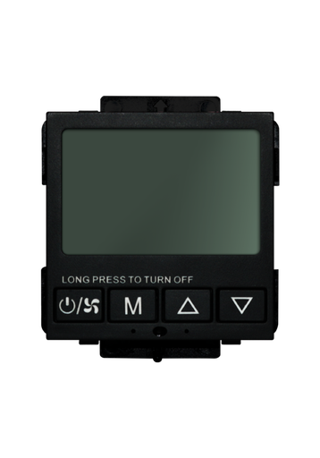 [TIS-CLK-AC-BLK] Click  Series TIS-BUS  Thermostat  Modular Black