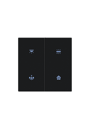 [TIS-ERO-4G Black] Europa 4 Gang Black