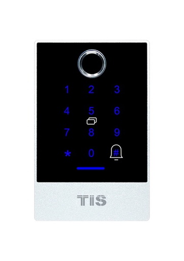 [TIS-K2F-WM] "Bluetooth Access Control Support BLE APP/IC Card/Passcode/Fingerprint Support timed passcode Real time audit trial function Material: Aluminum alloy/Armoured glass Power supply: DC12V Fingerprint capacity: 100 users Card capacity: 20000 users IP class: IP65 Work with electric drop bolt or electromagnetic lock"