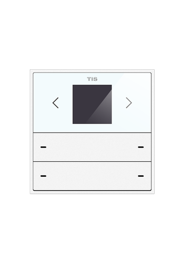 [TIS-MER-AC4G-PB White] Mercury AC Thermostat with 4Gang Push Button