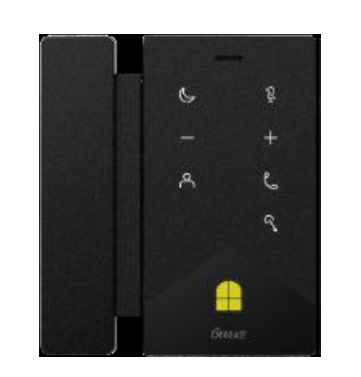 SIP Audio Indoor Monitor(Linux) 1. Stylish design with user-friendly LED indicator 2. Fade-resistant keys 3. High quality audio communication 4. 8-ch alarm input, 1 x RS485 5. Powered by PoE or power adapter (DC12V/2A) 6. Support handset and WIFI