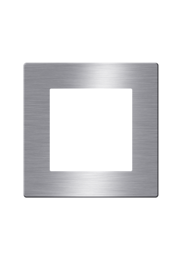 [CLK-COV1-GRY] Click Brushed Aluminum Cover 1 Frame UK  Size, Gray