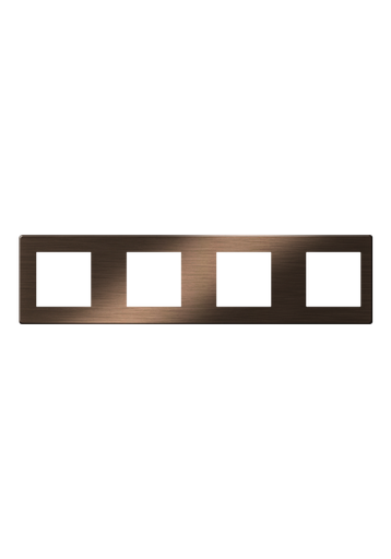 [CLK-COV4-GOL] Click Brushed Aluminum Cover 4 Frame UK Size, Gold