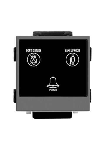 [CLK-HTL-SRV-GRY] Click Hotel service panel  2 Dry inputs  for DND MUR 1 Dry output for bell Gray