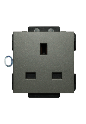 [CLK-PLG-UK-GRY] Click 13A,220V  UK socket Gray