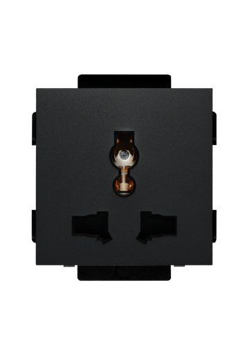 [CLK-PLG-UNV-BLK] Click 13A,220V  Universal socket  Black