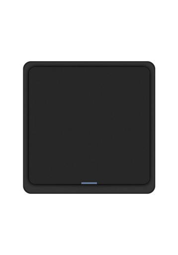 [DIO-1G-SW-BEE-N  Black] Dion 1 Gang switch with one relay  (with N neutral connection)  Act as Repeater  Zigbee Protocol  EU and UK Size