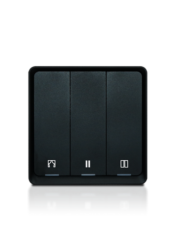 [DIO-CUR-SW-BEE Black] Dion Curtain Switch  (with N neutral connection)  Act as Repeater