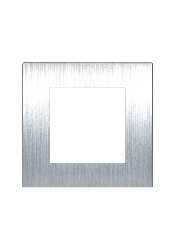 [SOL-COV1-ALM-S] SOL Brushed Aluminum Cover 1 Gang  UK  Size