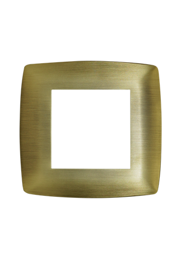 [SOL-COV1-COP-G] SOL Curve Pure Copper Gold  Cover 1 Gang  UK  Size
