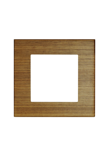 [SOL-COV1-WOD-R] Sol Real Wood  Cover 1 Gang  UK  Size