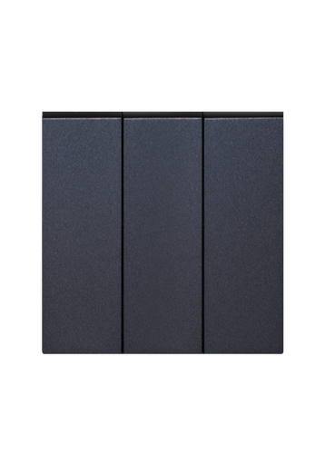 [SOL-SWT-3G-A] SOL 3 Gang 2 Way Switch   Gray Color UK Size
