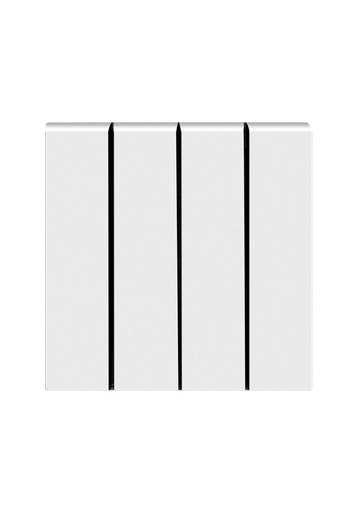 [SOL-SWT-4G-W] SOL 4 Gang 2 Way Switch   White Color UK Size
