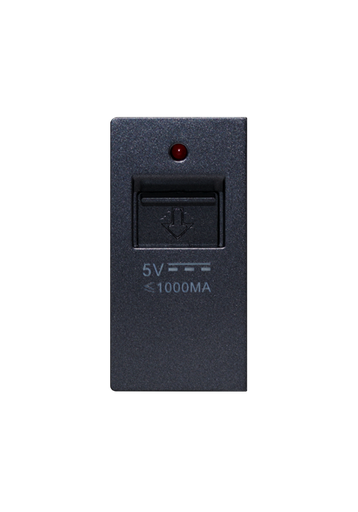 [SOL-USB-A] SOL 1/2 USB Charging, 5V,1000MA Gray  Color UK Size