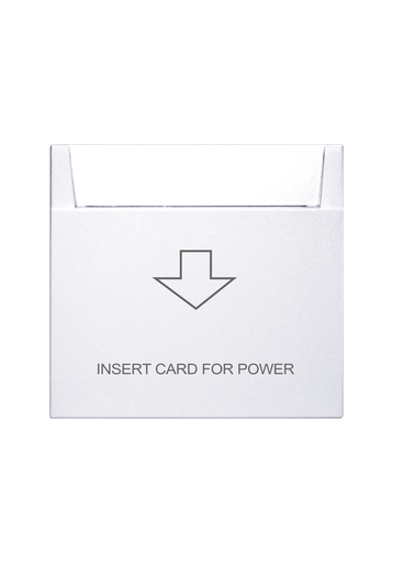 [SOL-VRD-HTU-W] SOL 30A Insert card switch White  Color UK Size