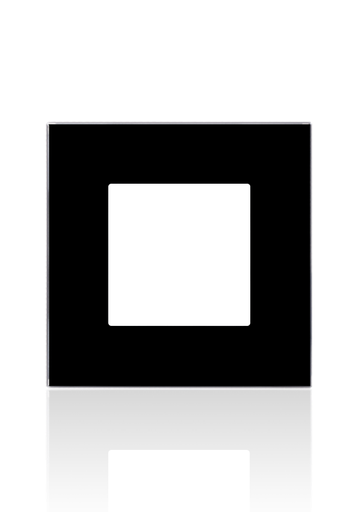 [TER-COV1-BG] Terre 1 Gang cover Black glass